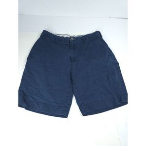 Polo Ralph Lauren Navy Shorts 31‎ Flat Front Side Pockets Back Button Pockets